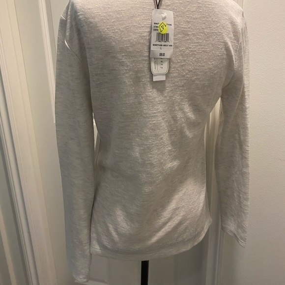 Sanctuary Women’s Gray Long Sleeve Crew Shirt New M-L - Picture 14 of 14